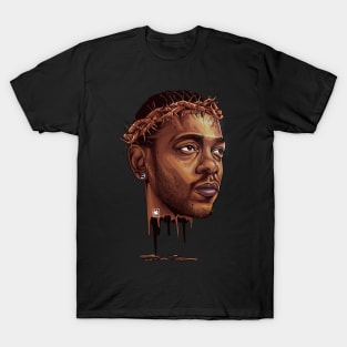 KENDRICK LAMAR art Design T-Shirt Hoodie Stickers T-Shirt